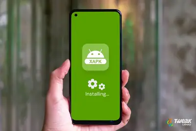 XAPK file installation guide graphic for Android